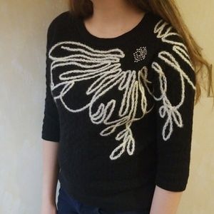 Anthropologie Field Flower sweater